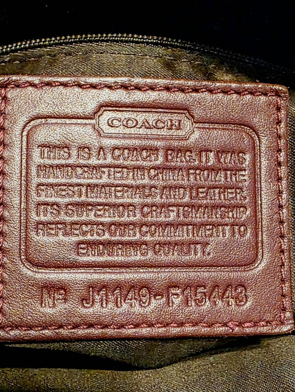 Coach Ashley Signature Satchel in Burgundy Patent Leather - Picture 8 of 9